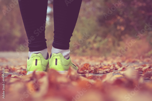 young fitness women legs 