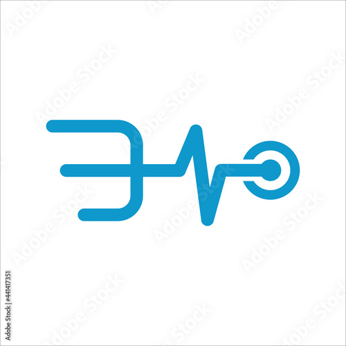 creative pulse logo vector design template © arti_studio