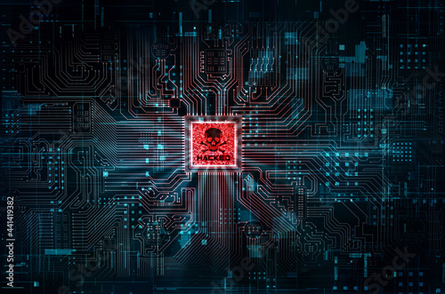 Hacked Computer Screen