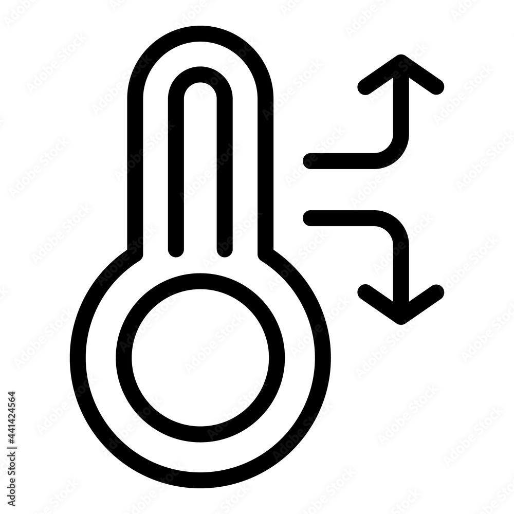 Repair air conditioner temperature icon. Outline Repair air conditioner temperature vector icon for web design isolated on white background Repair air conditioner temperature icon. Outline Repair air conditioner temperature vector icon for web design isolated on white background