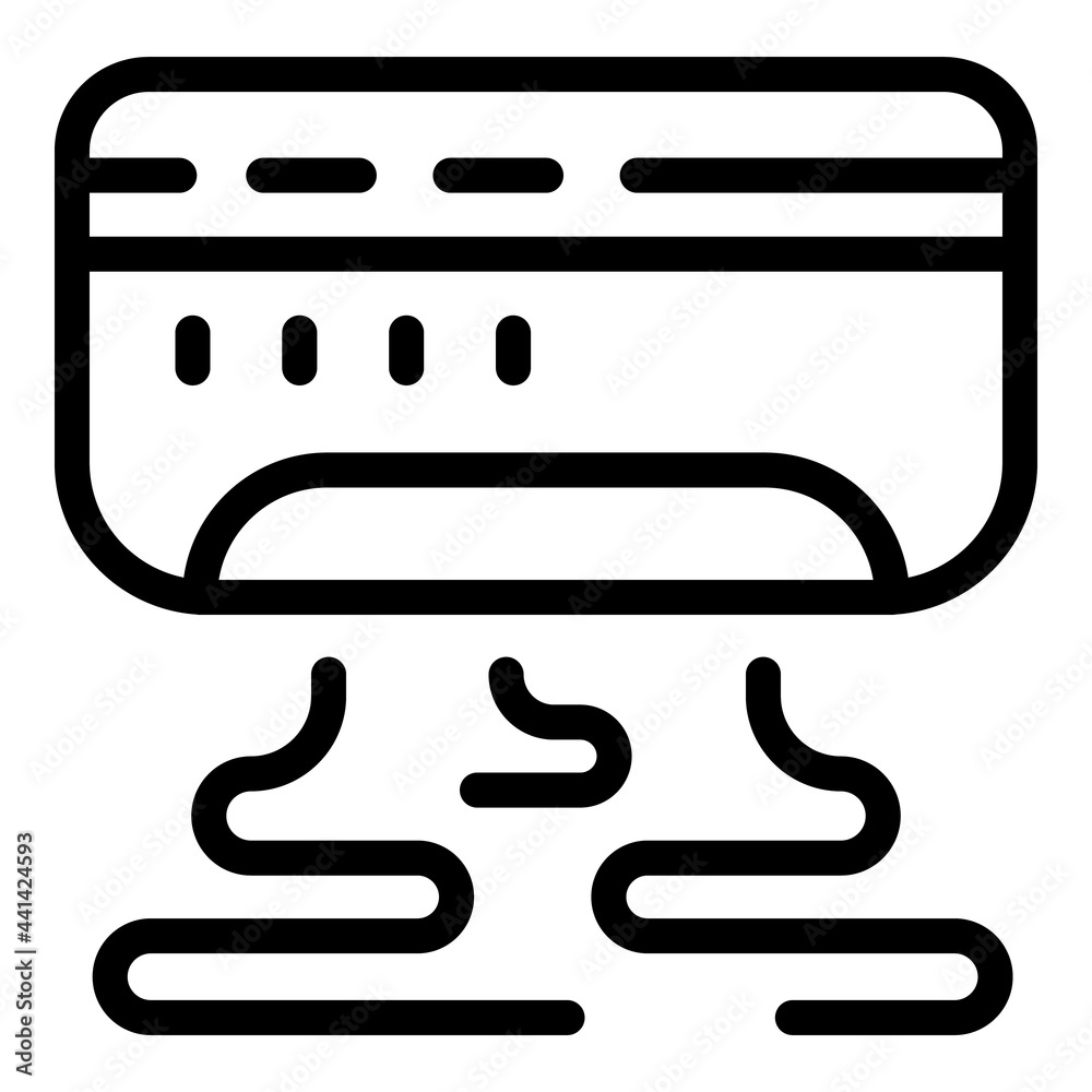 Repair air conditioner home icon. Outline Repair air conditioner home vector icon for web design isolated on white background Repair air conditioner home icon. Outline Repair air conditioner home vector icon for web design isolated on white background