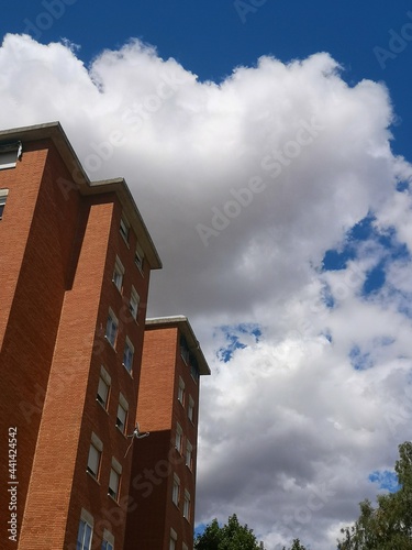 Sky views in Mostoles Madrid