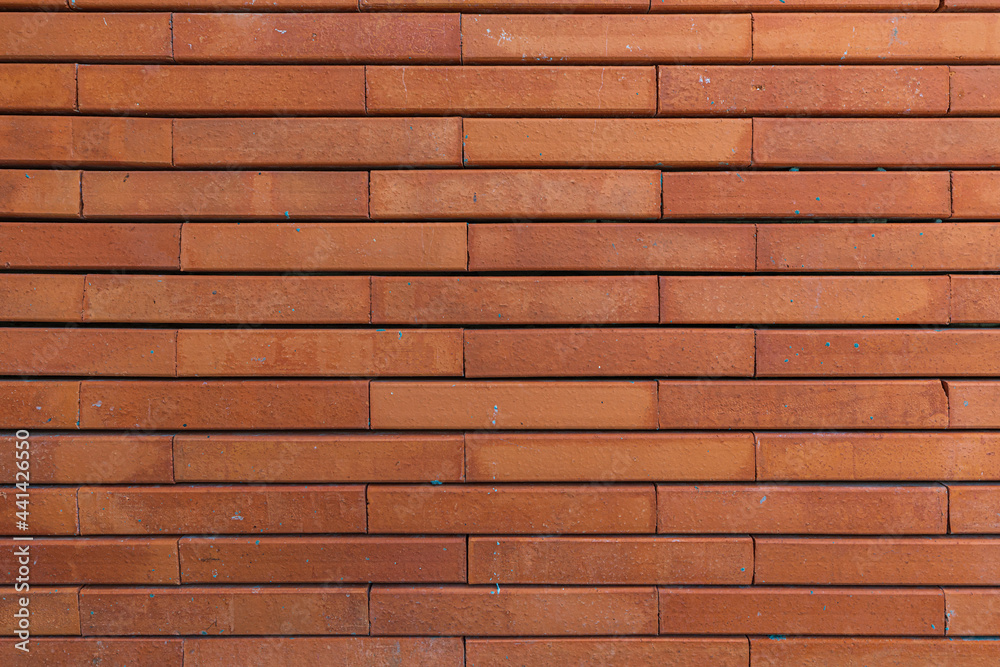 Red brick wall. Texture of old dark brown and red brick wall background. Red brick wall. Texture of old dark brown and red brick wall background.