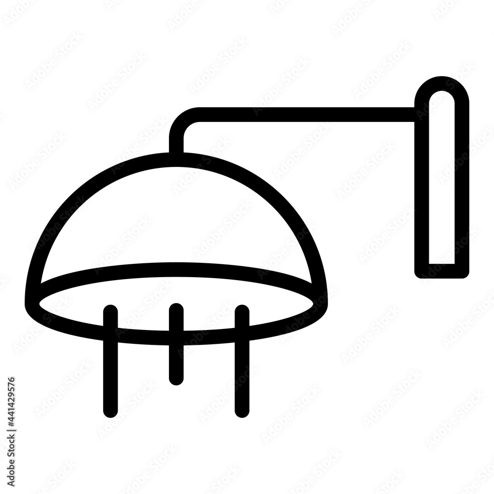 Wall shower head icon. Outline Wall shower head vector icon for web design isolated on white background Wall shower head icon. Outline Wall shower head vector icon for web design isolated on white background
