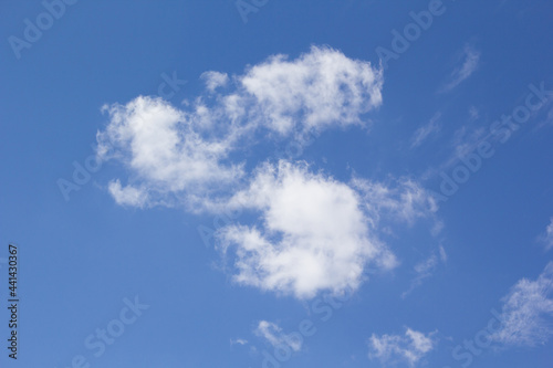 blue sky with clouds