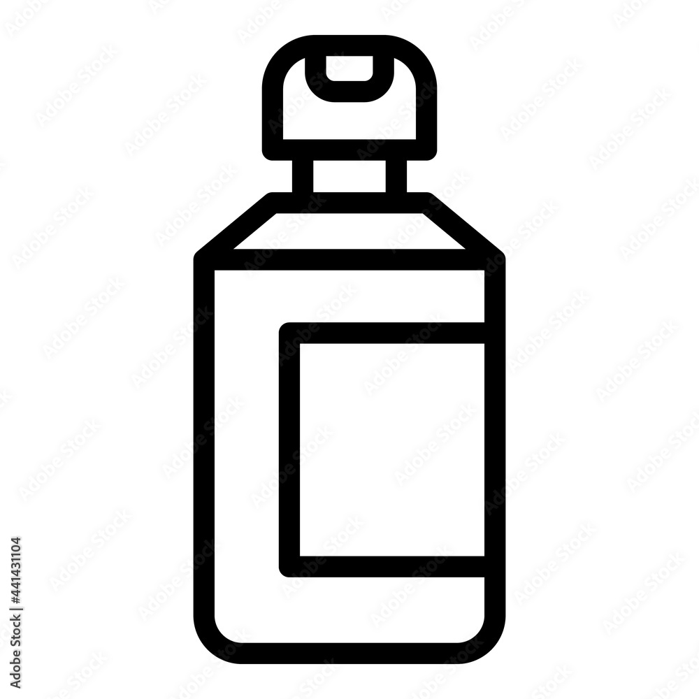 Spray bottle paint icon. Outline Spray bottle paint vector icon for web design isolated on white background Spray bottle paint icon. Outline Spray bottle paint vector icon for web design isolated on white background