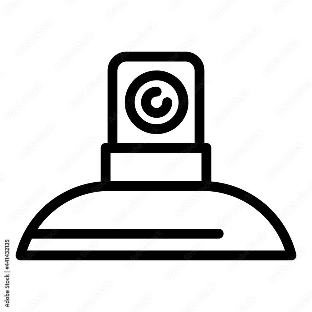 Spray cap icon. Outline Spray cap vector icon for web design isolated on white background Spray cap icon. Outline Spray cap vector icon for web design isolated on white background