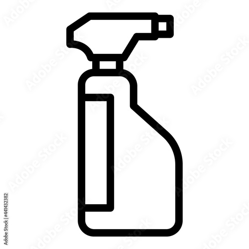 Window cleaner spray icon. Outline Window cleaner spray vector icon for web design isolated on white background