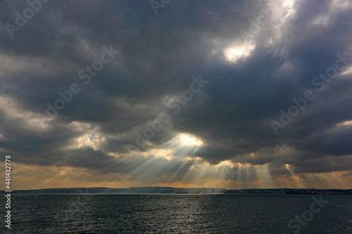 Storm clouds over Torbay  Devon 