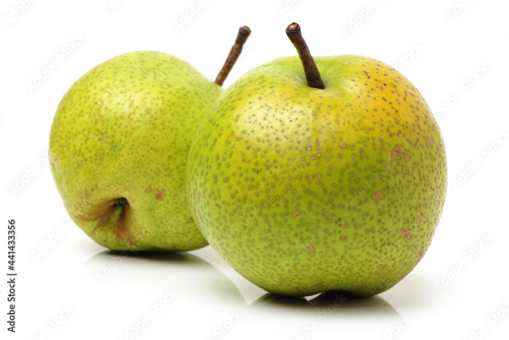 pears on a white background pears on a white background