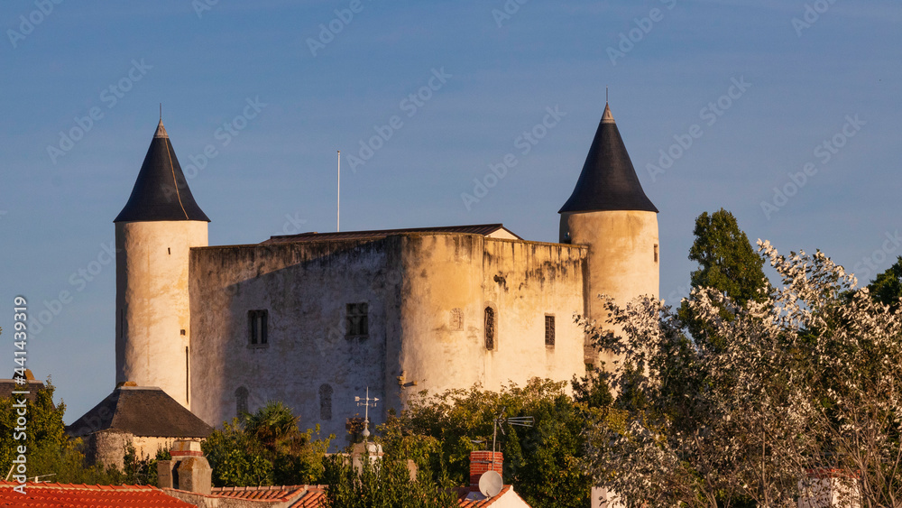Château sur l'île de Noirmoutier en Vendée