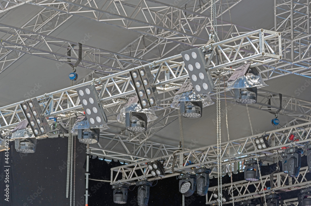 Fototapeta premium Light heads equipment