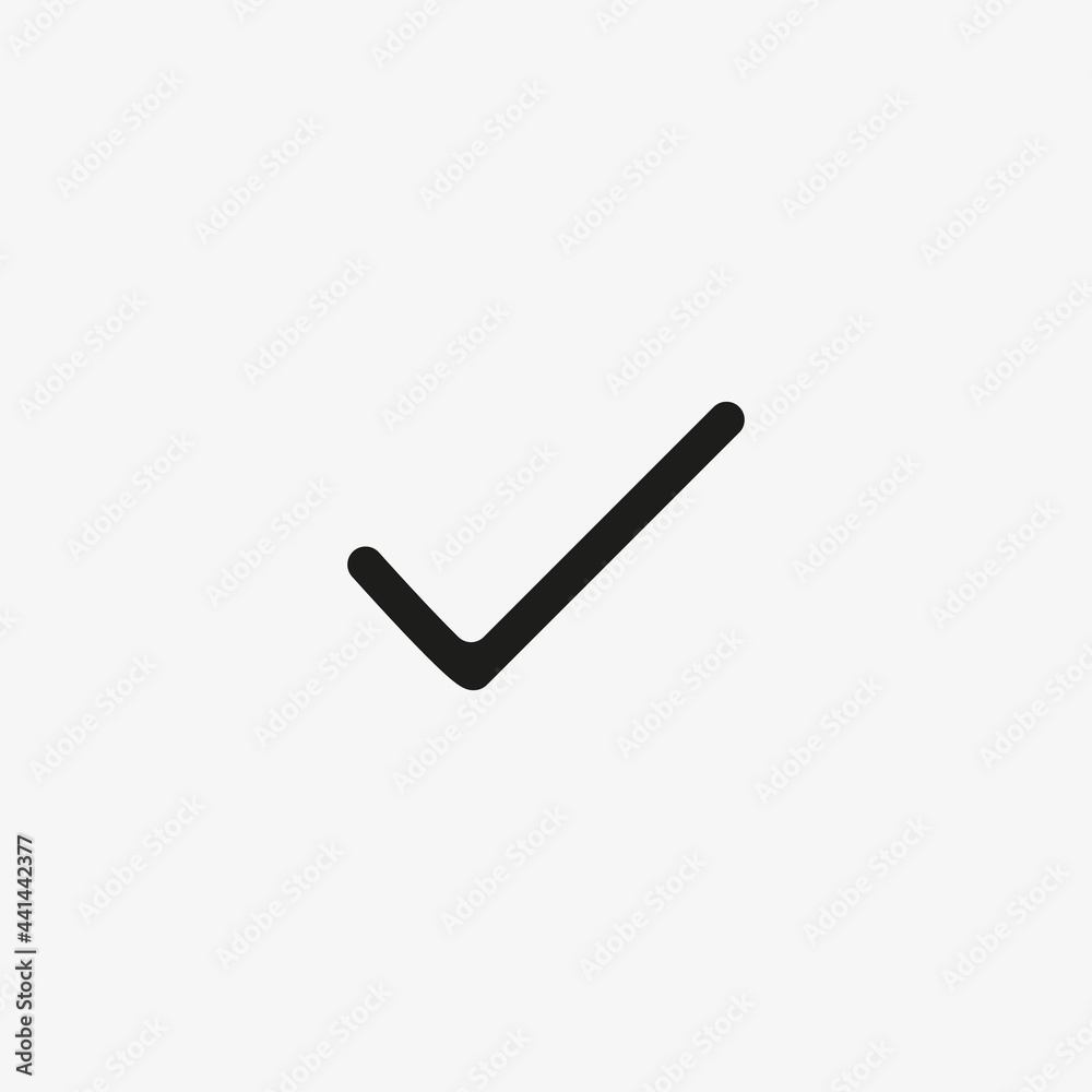 Check sign icon. Yes symbol, confirm, approved sign. Check sign icon. Yes symbol, confirm, approved sign.