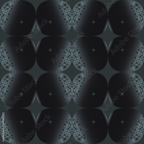 Porous stones seamless pattern. Abstraction. Vector graphics.