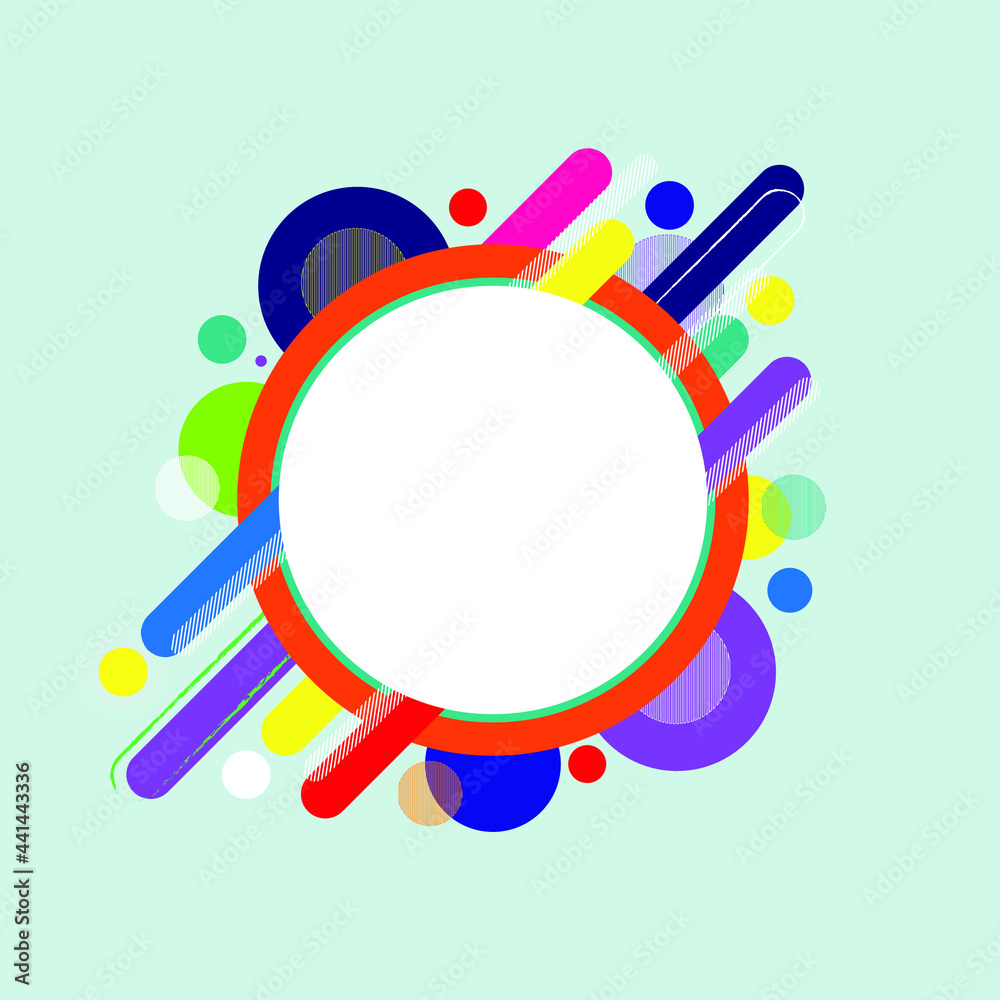 Obraz premium ppt presentation template design, frame with abstract backgrounds, circle frame for businnes and organitation. eps 10 free royalty
