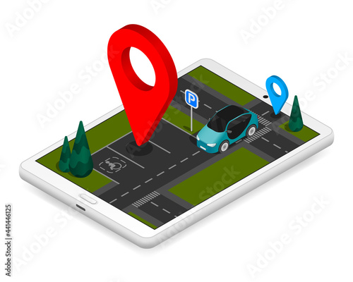 Isometric Parking Composition
