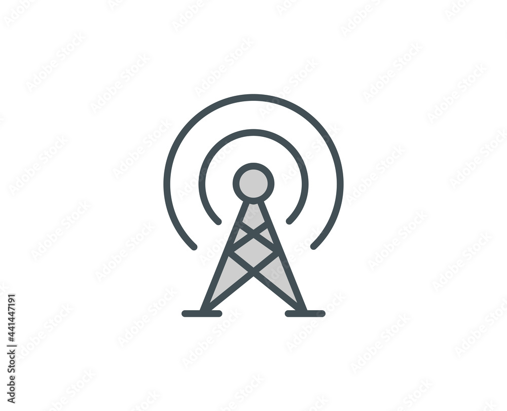 Line Antenna icon isolated on white background. Outline symbol for website design, mobile application, ui. Electronics pictogram. Vector illustration, editorial stroсk. Line Antenna icon isolated on white background. Outline symbol for website design, mobile application, ui. Electronics pictogram. Vector illustration, editorial stroсk.