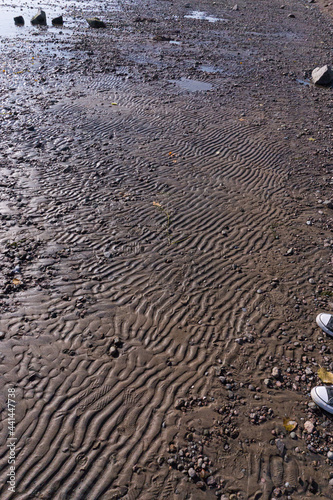 water and sand