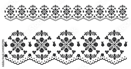 3D illustration. technical drawing. embroidery artwork. vector line graphic. floral. Broderie Anglaise. . design. decoration. motifs. fashion.