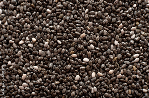Chia seeds. Chia seeds in close-up. Slimming , Health Care Product