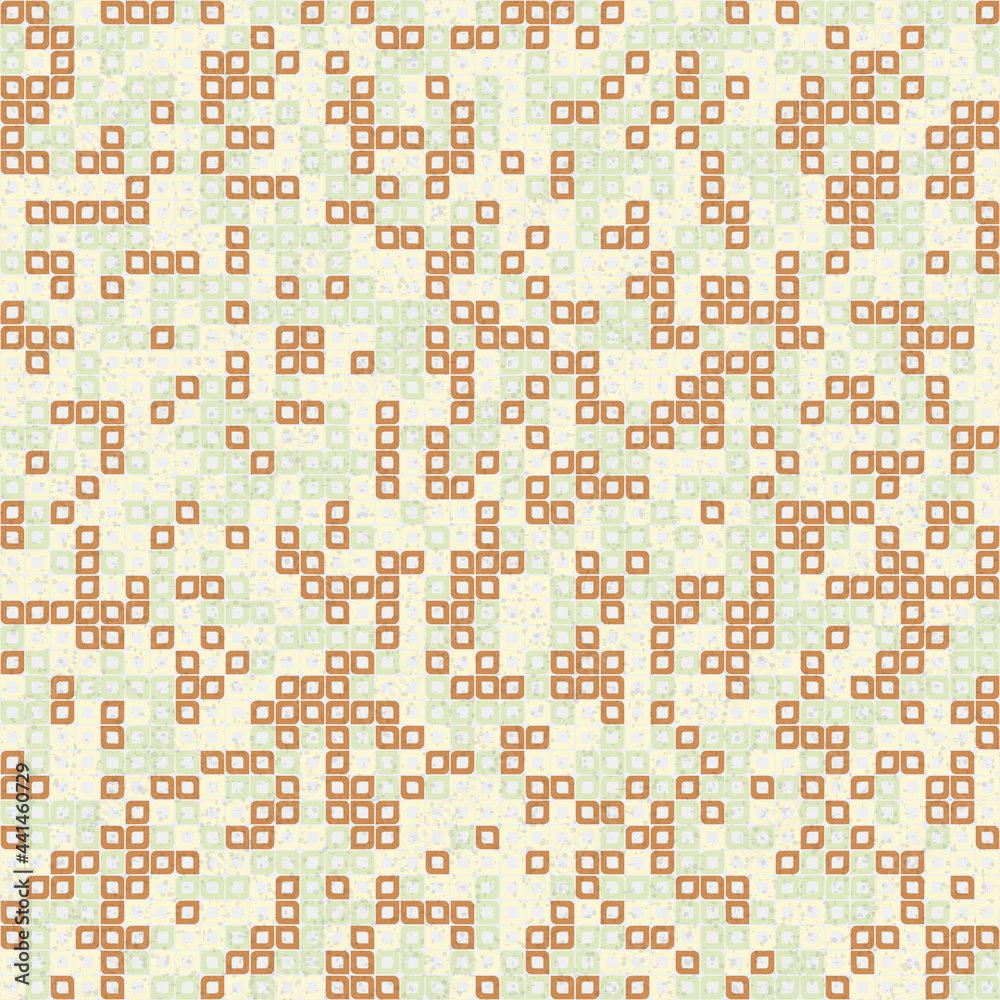 Abstract Geometric Pattern generative computational art illustration