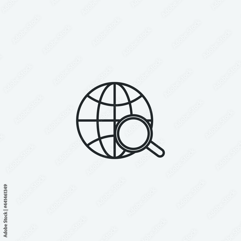 Explore vector icon for web and design Explore vector icon for web and design