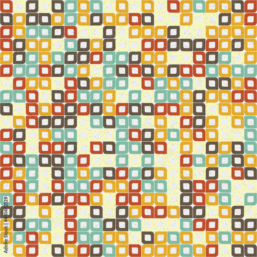 Abstract Geometric Pattern generative computational art illustration