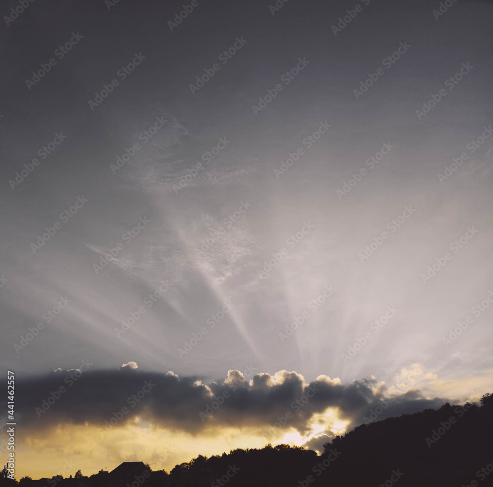 Dreamy Sky and Clouds at Sunset/Sunrise Dreamy Sky and Clouds at Sunset/Sunrise