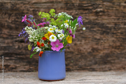 bouquet of flowers in vase