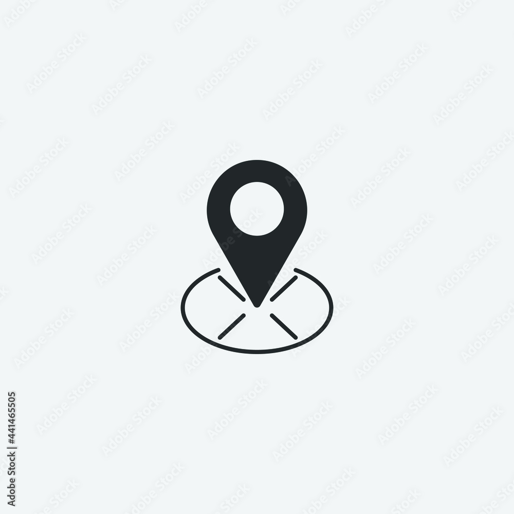 Location vector icon for web and design Location vector icon for web and design