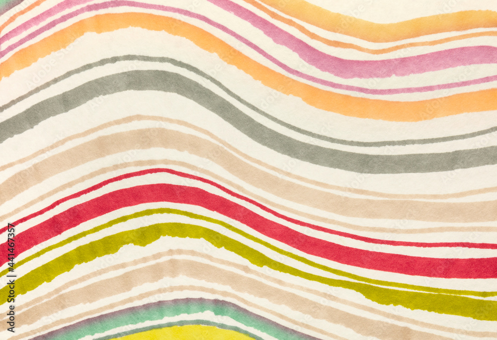 Close-up of paper with wavy lines, abstract Close-up of paper with wavy lines, abstract