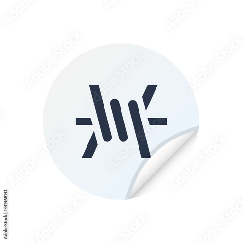 Barbed wire - Sticker