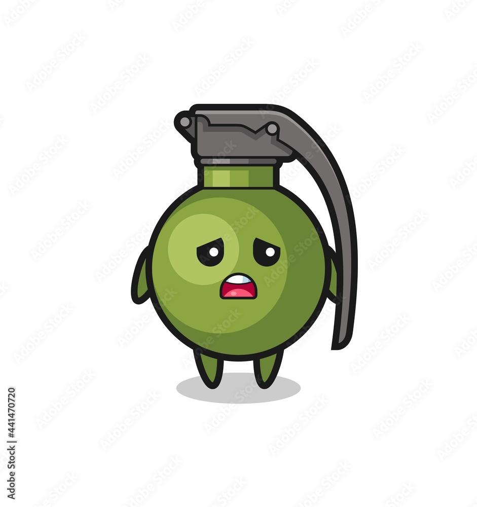 disappointed expression of the grenade cartoon disappointed expression of the grenade cartoon