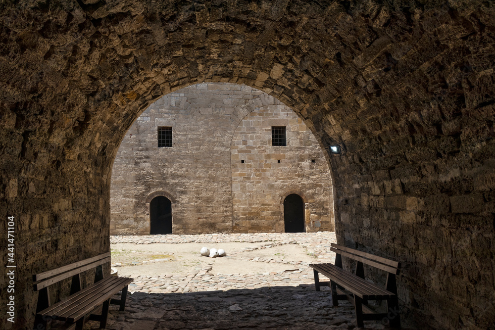 Fototapeta premium Medieval Baba Vida Fortress in town of Vidin, Bulgaria