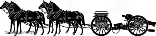 horse artillery cannon carriage