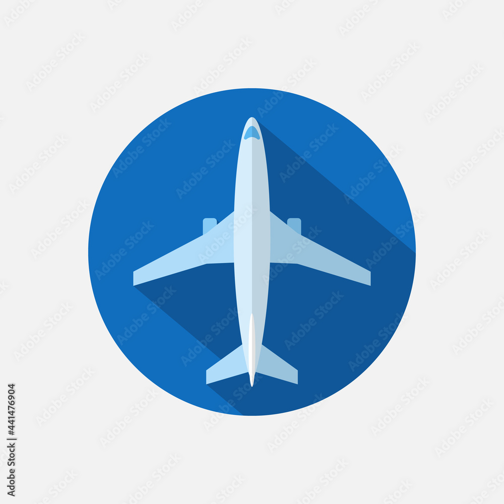 Plane icon. Airplane flat sign. Vector illustration Plane icon. Airplane flat sign. Vector illustration