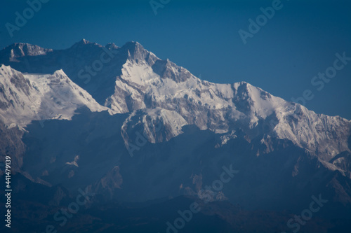 Mt. Kanchenjunga close up view