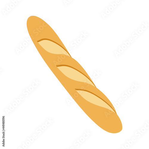 Baguette Emoji Vector Design. French Bread Art Illustration. Bakery Fresh Food Product.  © josepperianes