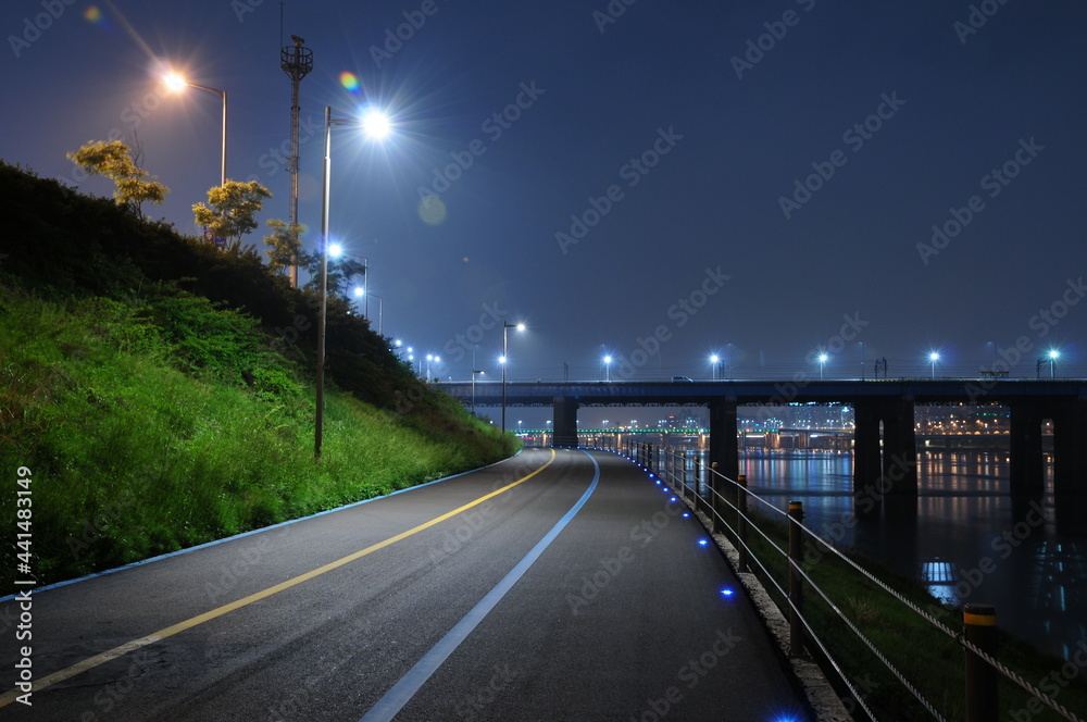 Fototapeta premium night view of seoul