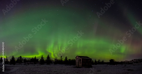 aurora borealis in the country