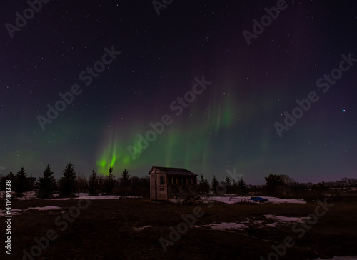 aurora in the country