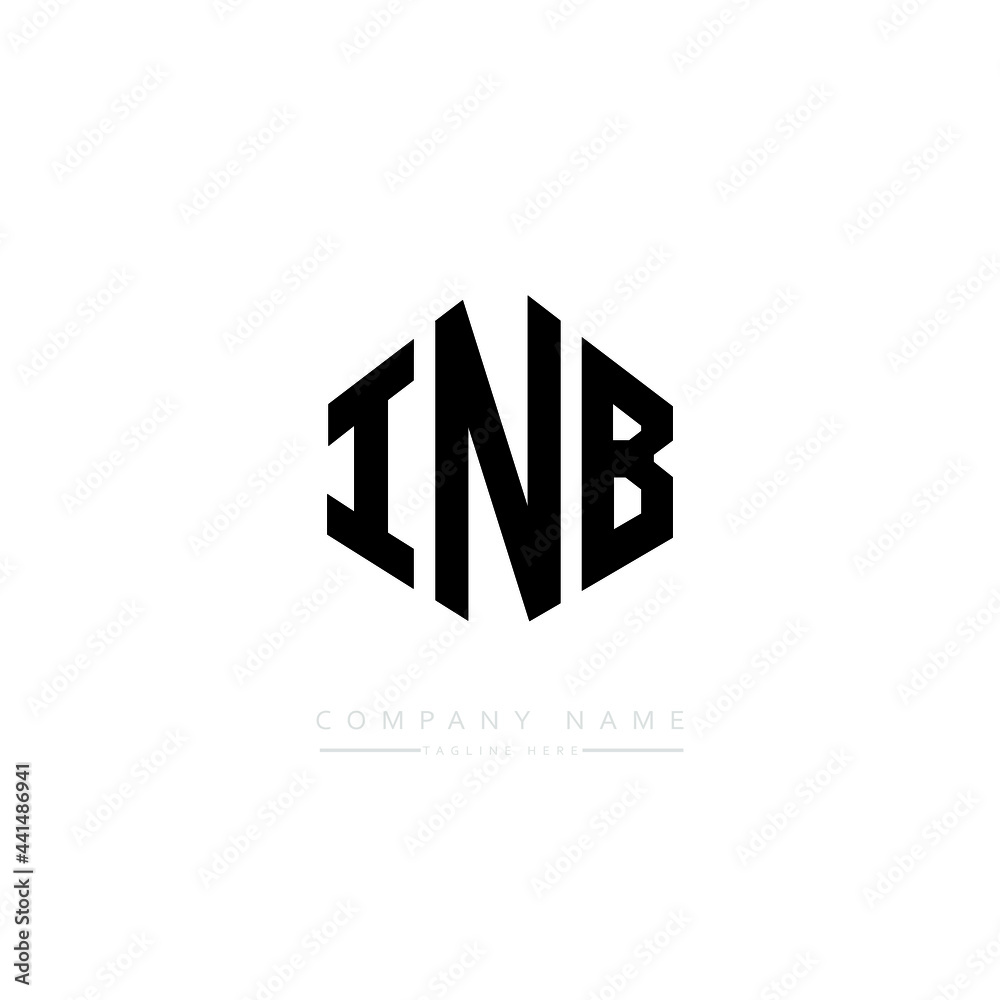 INB letter logo design with polygon shape. INB polygon logo monogram. INB cube logo design. INB hexagon vector logo template white and black colors. INB monogram. INB business and real estate logo. INB letter logo design with polygon shape. INB polygon logo monogram. INB cube logo design. INB hexagon vector logo template white and black colors. INB monogram. INB business and real estate logo.