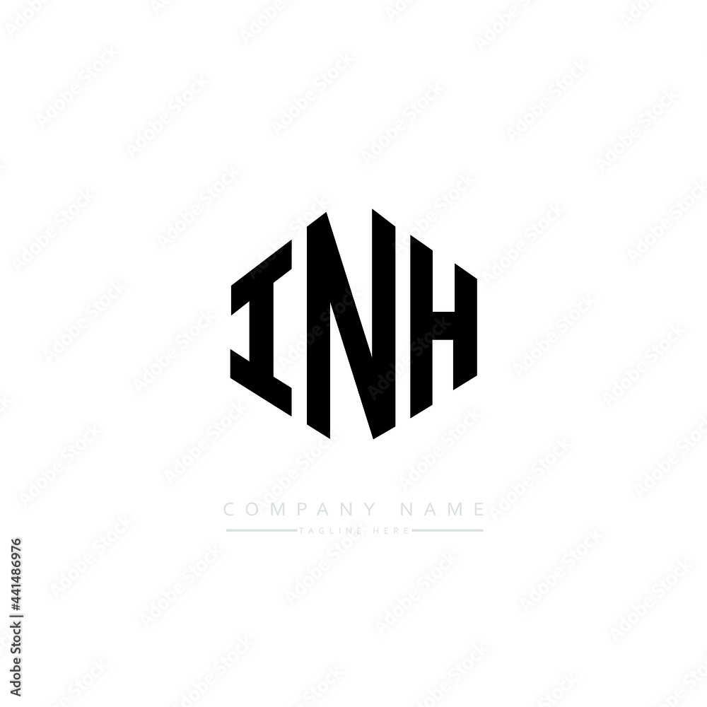 INH letter logo design with polygon shape. INH polygon logo monogram. INH cube logo design. INH hexagon vector logo template white and black colors. INH monogram. INH business and real estate logo. INH letter logo design with polygon shape. INH polygon logo monogram. INH cube logo design. INH hexagon vector logo template white and black colors. INH monogram. INH business and real estate logo.