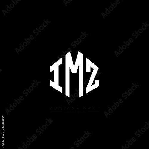 Free Download IMZ letter logo design with polygon shape. IMZ polygon logo monogram. IMZ cube logo design. IMZ hexagon vector logo template white and black colors. IMZ monogram. IMZ business and real estate logo.  - GFXLoad