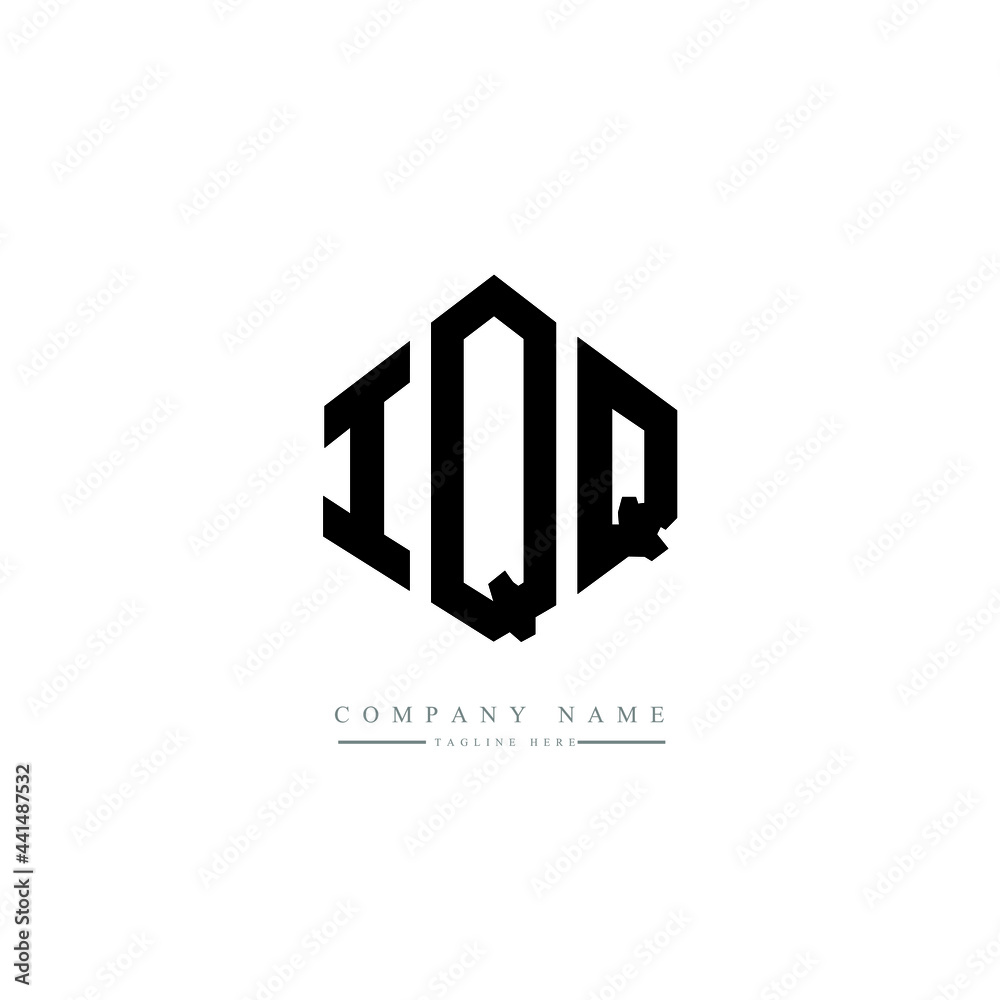 IQQ letter logo design with polygon shape. IQQ polygon logo monogram. IQQ cube logo design. IQQ hexagon vector logo template white and black colors. IQQ monogram. IQQ business and real estate logo. 