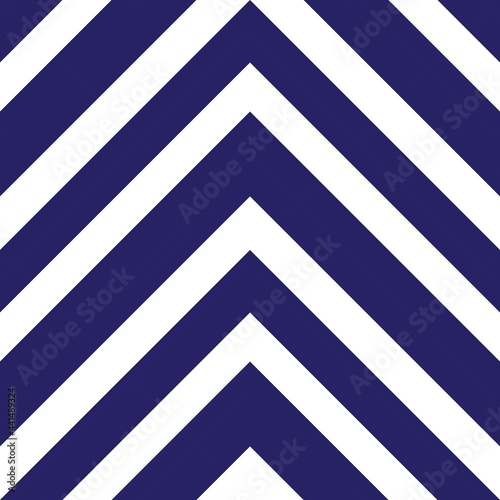Blue Chevron Diagonal Stripes seamless pattern background