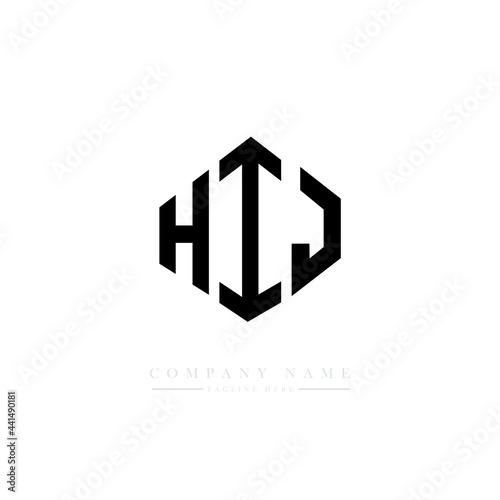 Free Download HIJ letter logo design with polygon shape. HIJ polygon logo monogram. HIJ cube logo design. HIJ hexagon vector logo template white and black colors. HIJ monogram. HIJ business and real estate logo.  - GFXLoad