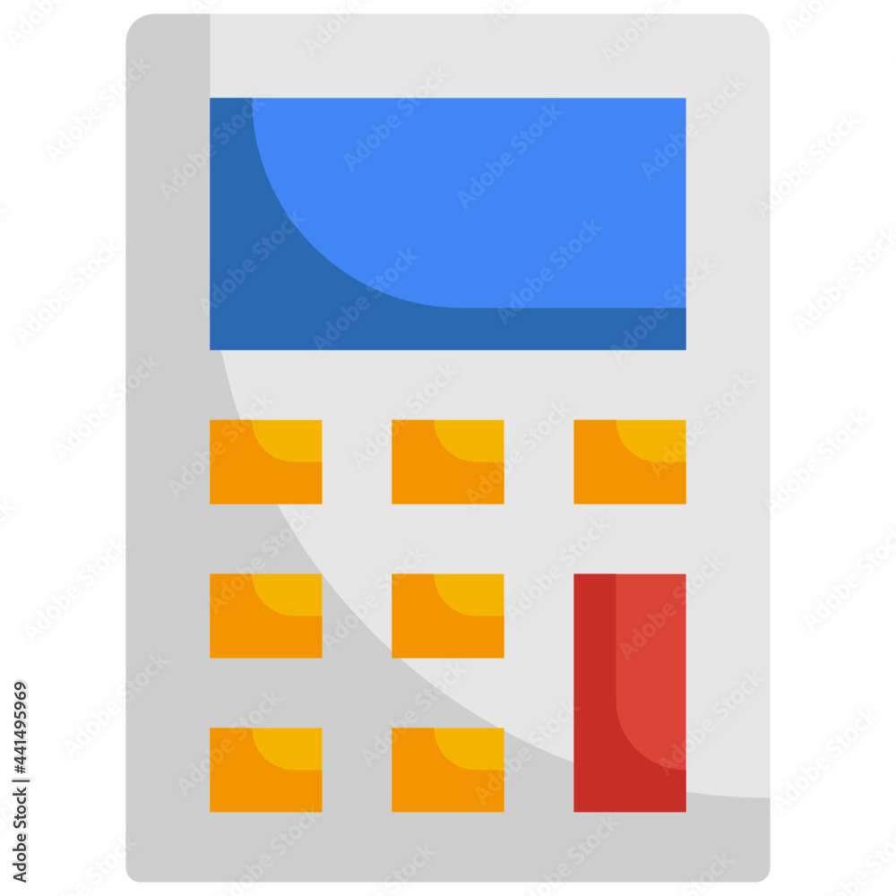 calculator flat icon calculator flat icon