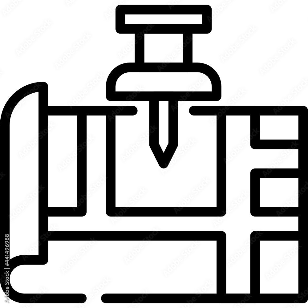 pin line icon pin line icon