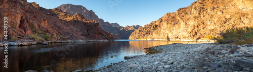 Colorado river just south of Hoover Dam near Las Vegas